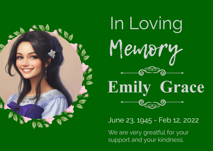 In loving Memory Template | PosterMyWall