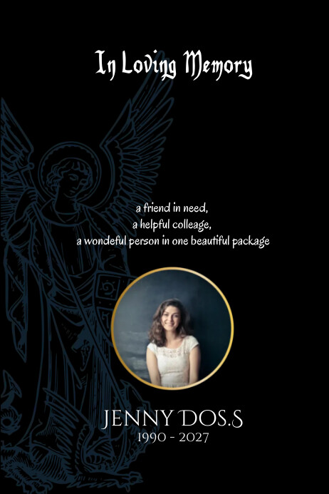 in loving memory Template | PosterMyWall