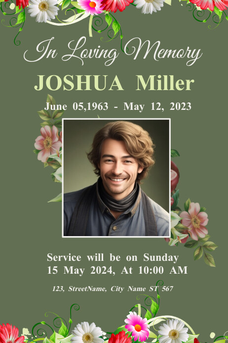 In Loving Memory Template PosterMyWall
