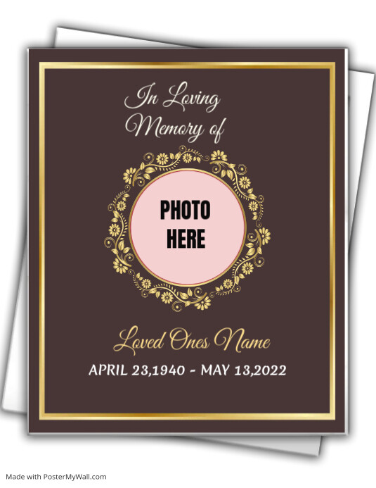 In loving Memory Template | PosterMyWall