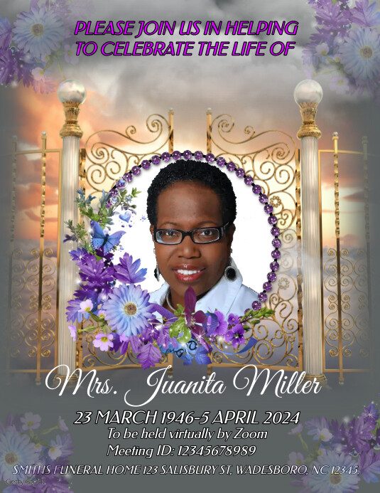 Example Ug In Loving Memory Design Copy of in loving memory | PosterMyWall