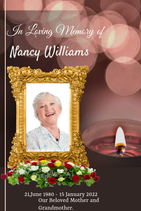 In loving Memory Template | PosterMyWall
