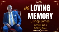 IN LOVING MEMORY Ecrã digital (16:9) template