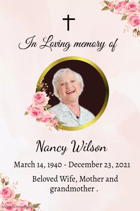 In loving Memory Template | PosterMyWall
