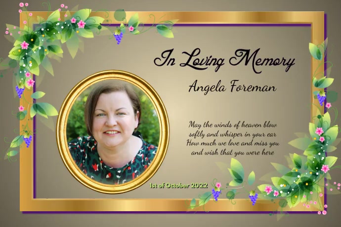 Copy of In Loving Memory | PosterMyWall