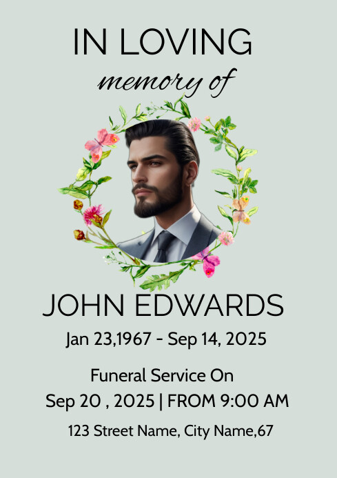 In Loving Memory Template PosterMyWall