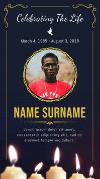 350 In Loving Memory Customizable Design Templates