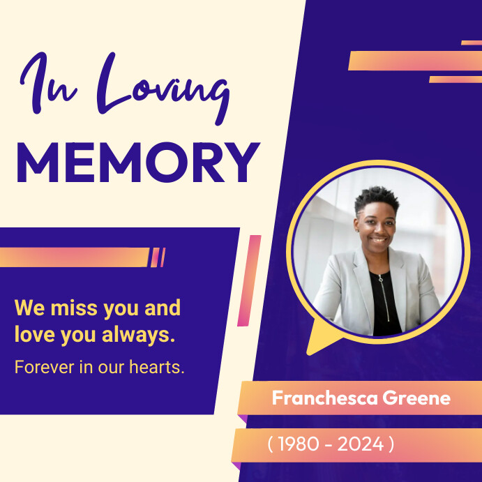 Copy of in loving memory messages | PosterMyWall