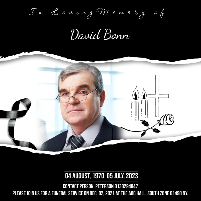 In Loving memory of Template | PosterMyWall