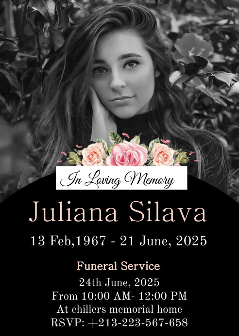 in loving memory poster design template | PosterMyWall