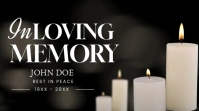 In Loving Memory Poster Digital Display (16:9) template