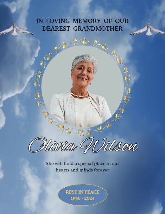 In Loving Memory Poster Template | PosterMyWall