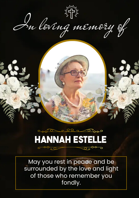 Plantilla de In Loving Memory Template | PosterMyWall