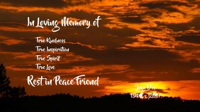 In Loving Memory Video template