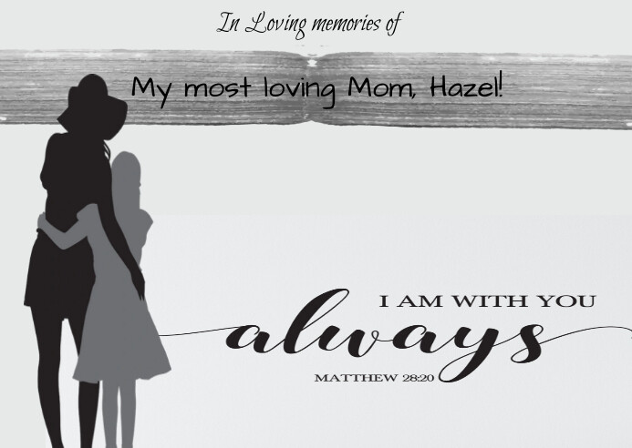 In Memory of Template | PosterMyWall