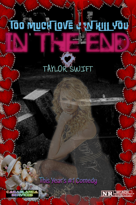 IN THE END Poster template