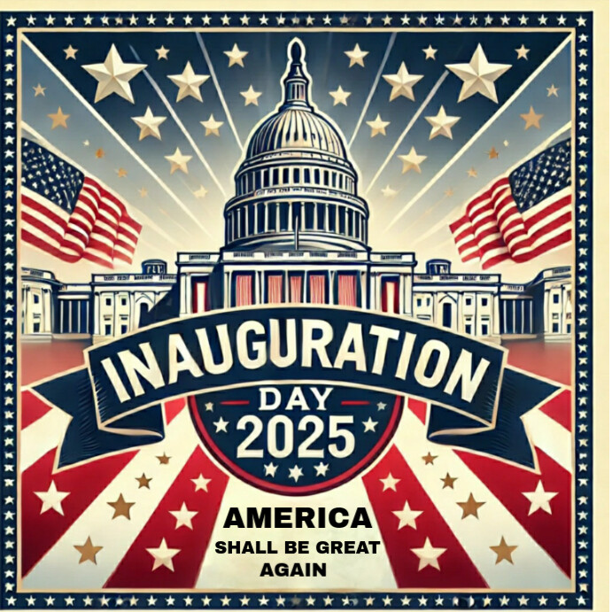 Inauguration 2025 Instagram Post template