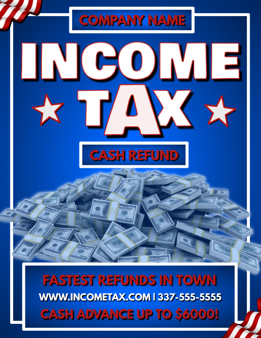 Copy of TAX FLYER TEMPLATE PosterMyWall