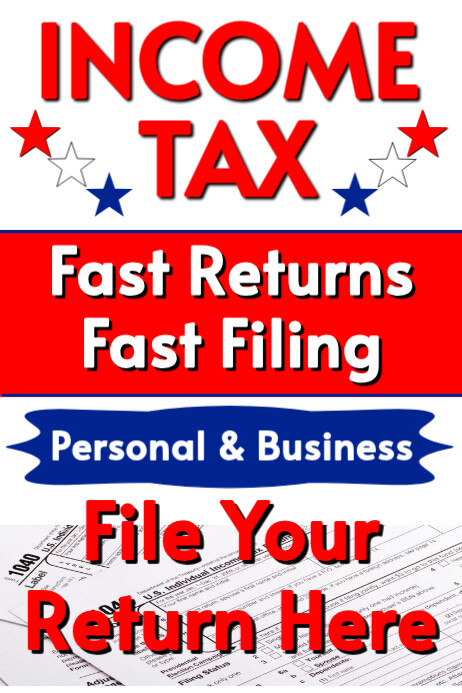 Income Tax Poster Sign Poster Template | PosterMyWall