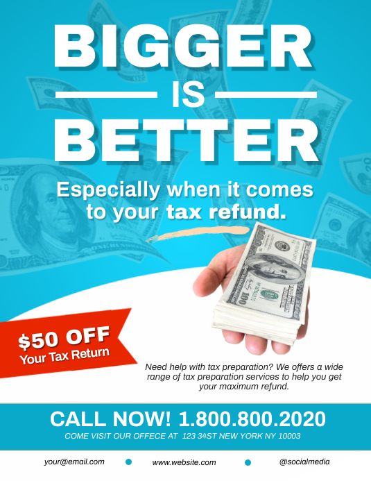 Tax Preparation Flyer Template PosterMyWall Tax Preparation Flyer Template PosterMyWall