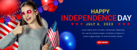 Independence Day Sale Facebook Cover Photo template