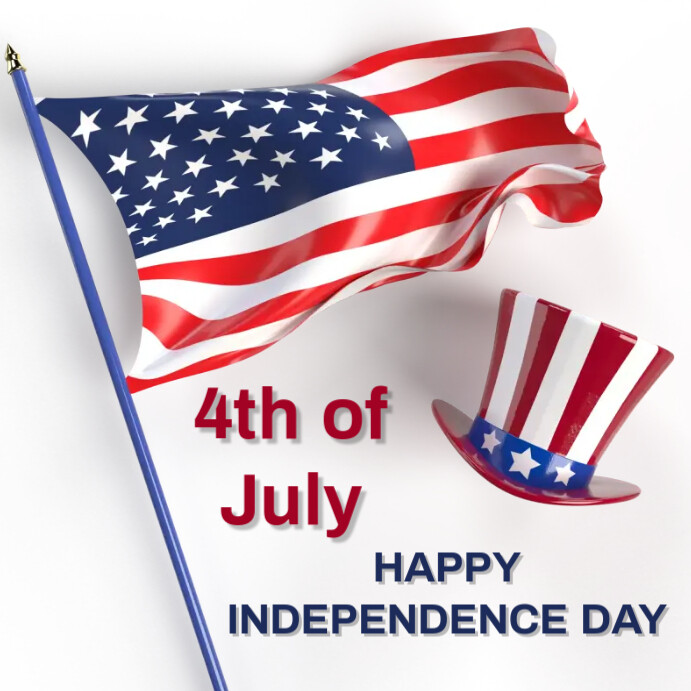 Independence day,event,4th of july Isikwele (1:1) template