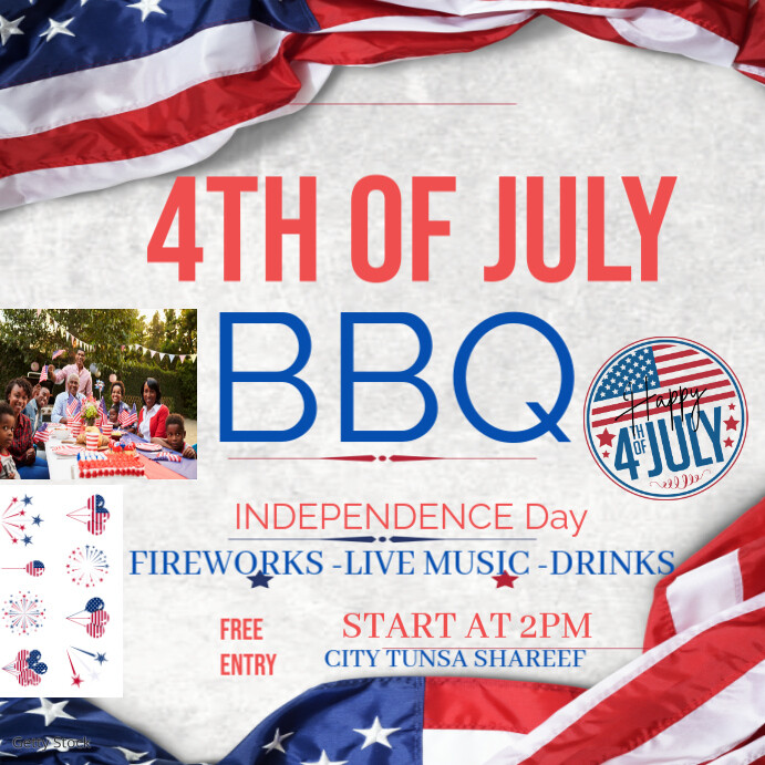 Independence Day 4th of July Template | PosterMyWall
