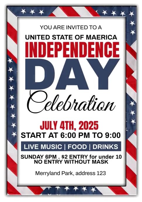 Copy of Independence Day Ads | PosterMyWall