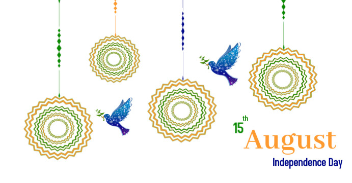 Independence day Facebook Event Cover template