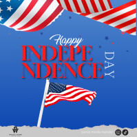 Independence day Square (1:1) template