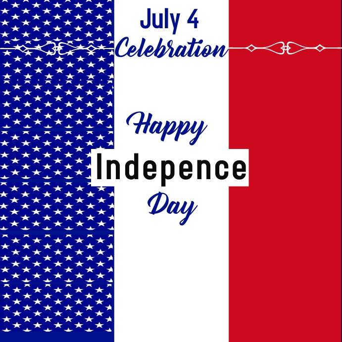 Independence Day Instagram Post template