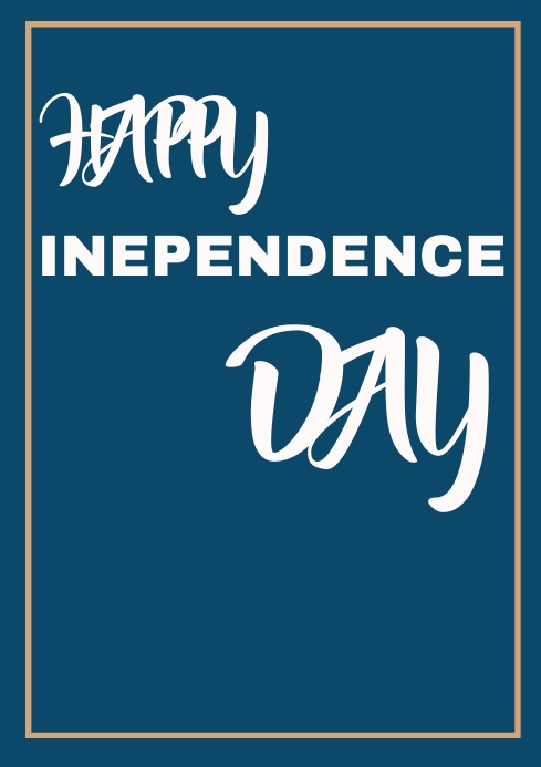 Independence day A4 template