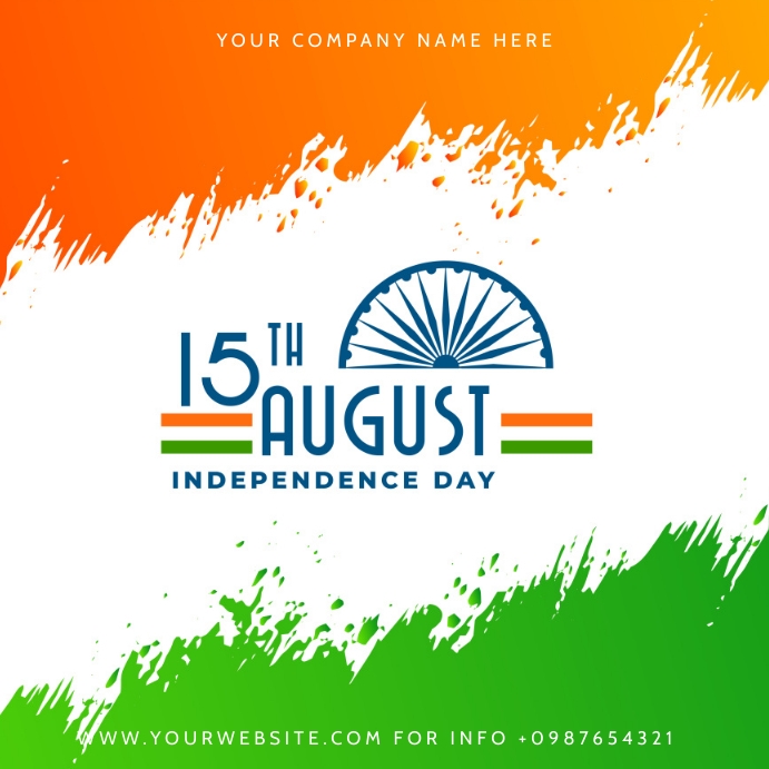 Independence day Instagram Post template