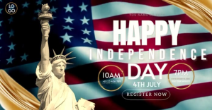 Preto INDEPENDENCE DAY FACEBOOK POST Facebook Shared Image Template