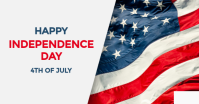 Independence day fourth of July 4th of July Facebook Ad template
