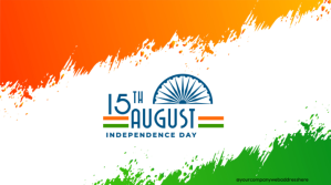 White Independence Day Digital na Display Template