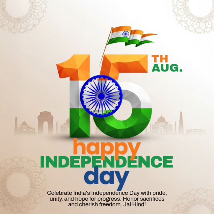 Independence Day India Template | PosterMyWall