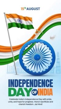 Independence Day India Instagram Story template