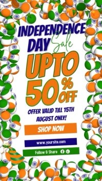 Independence Day India Sale Instagram Story Template