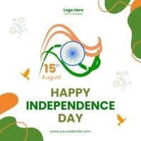 independence day india template Quadrat (1:1)