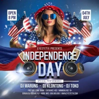 Independence Day Instagram Post Template Vierkant (1:1)