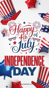 Independence Day of USA Instagram Story template