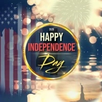 independence day online CARD cards template สี่เหลี่ยมจัตุรัส (1:1)