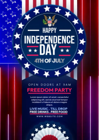 Independence Day Party Video Template A4