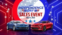 Independence Day Sale Video Sampul Facebook (16:9) template