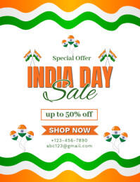 Independence Day sale Flyer (format US Letter) template