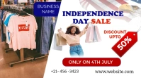 independence day sales Digital Display (16:9) template