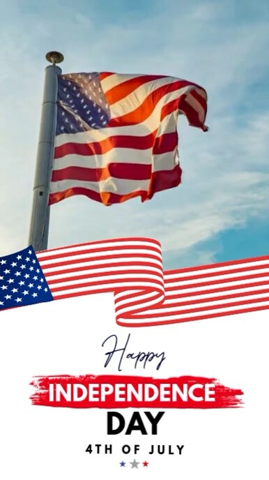 Independence Day Template История на Instagram