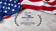 Independence day US flag Pantalla Digital (16:9) template