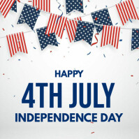 Independence day usa Instagram-Beitrag template